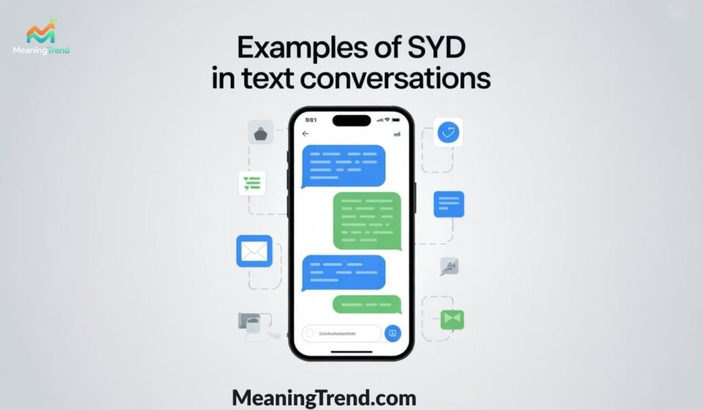 Examples of SYD in Text Conversations