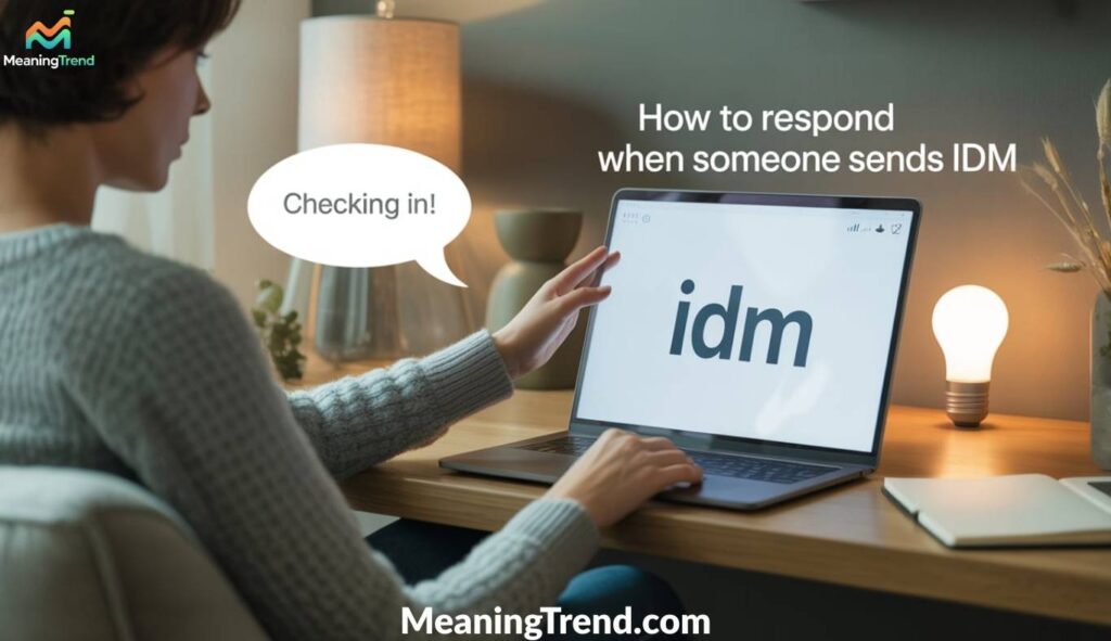 How to Respond When Someone Sends IDM