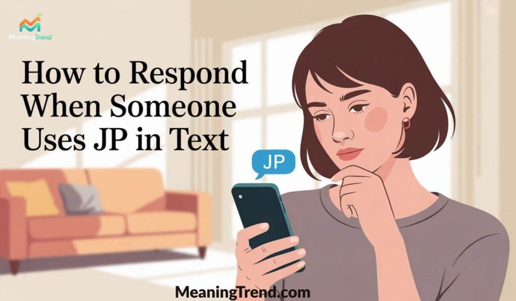 How to Respond When Someone Uses JP in Text