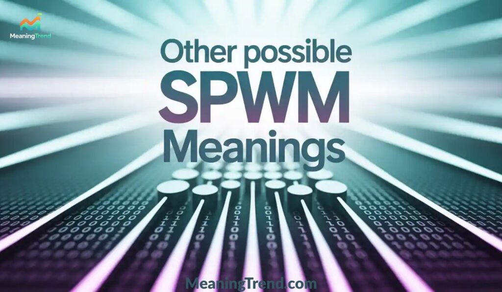 Other Possible SPWM Meanings