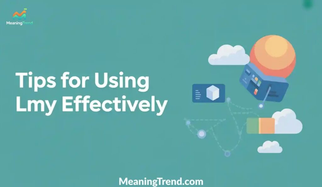 Tips for Using LMY Effectively