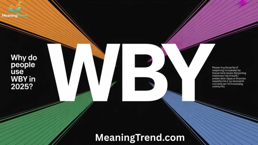 Why Do People Use WBY in 2025?