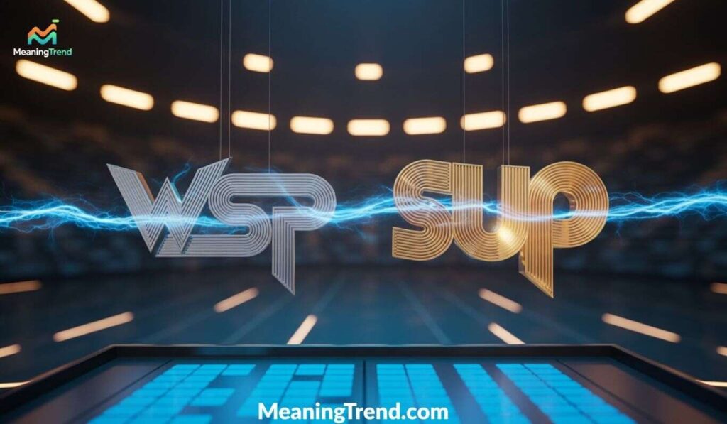 WSP vs SUP