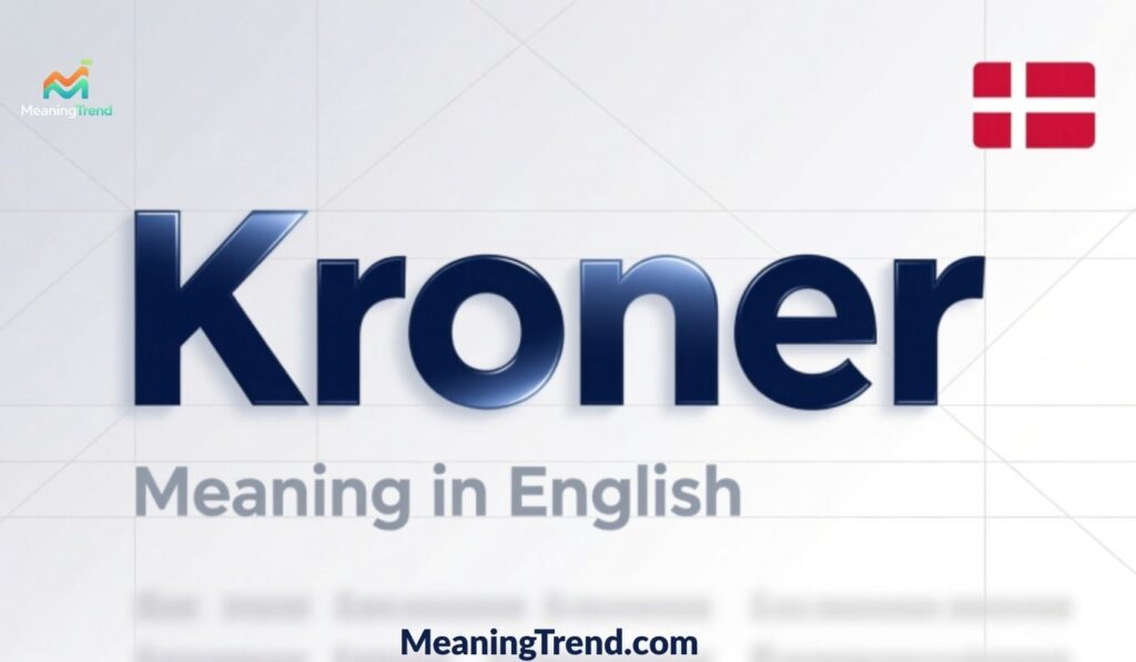 Kroner Meaning in English