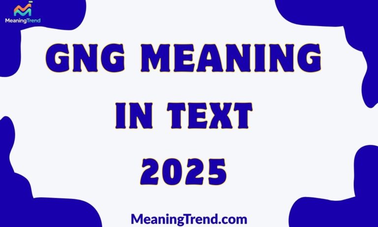 GNG Meaning in Text