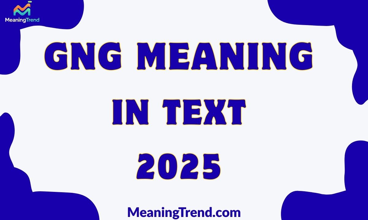GNG Meaning in Text