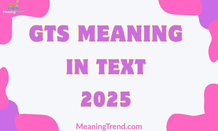GTS Meaning in Text