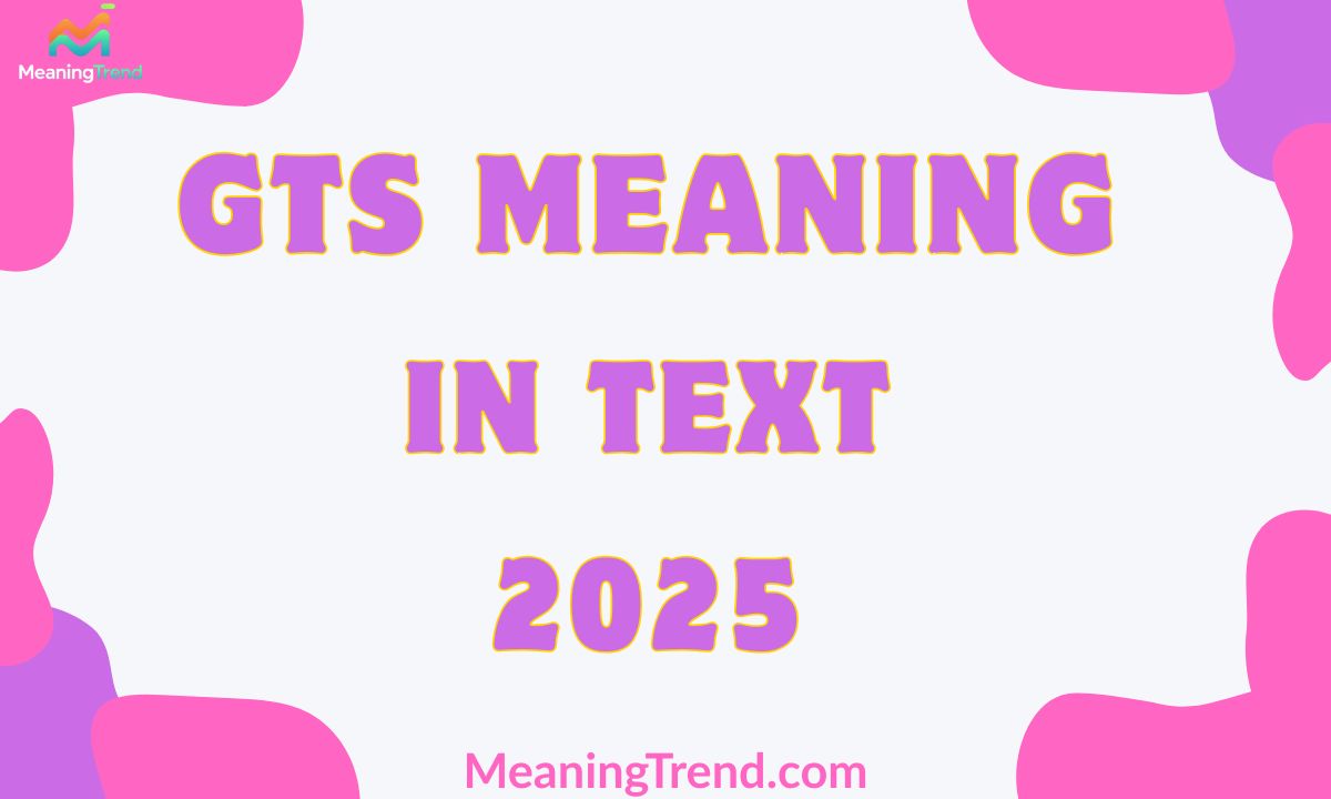 GTS Meaning in Text