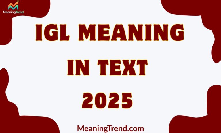 IGL Meaning in Text