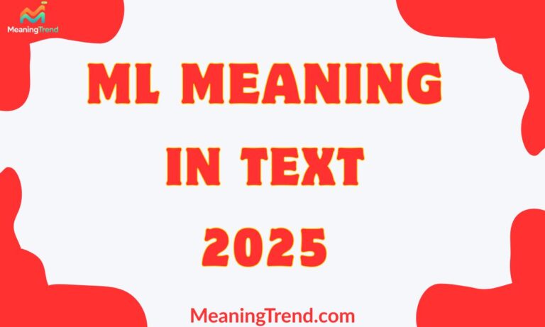 ML Meaning In Text Messages