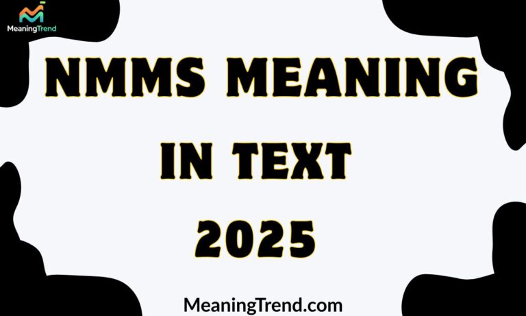 NMMS Meaning In Text