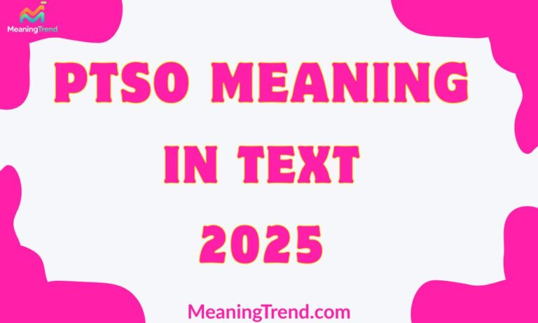 PTSO Meaning in Text