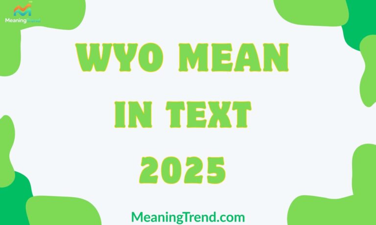 WYO Mean In Text