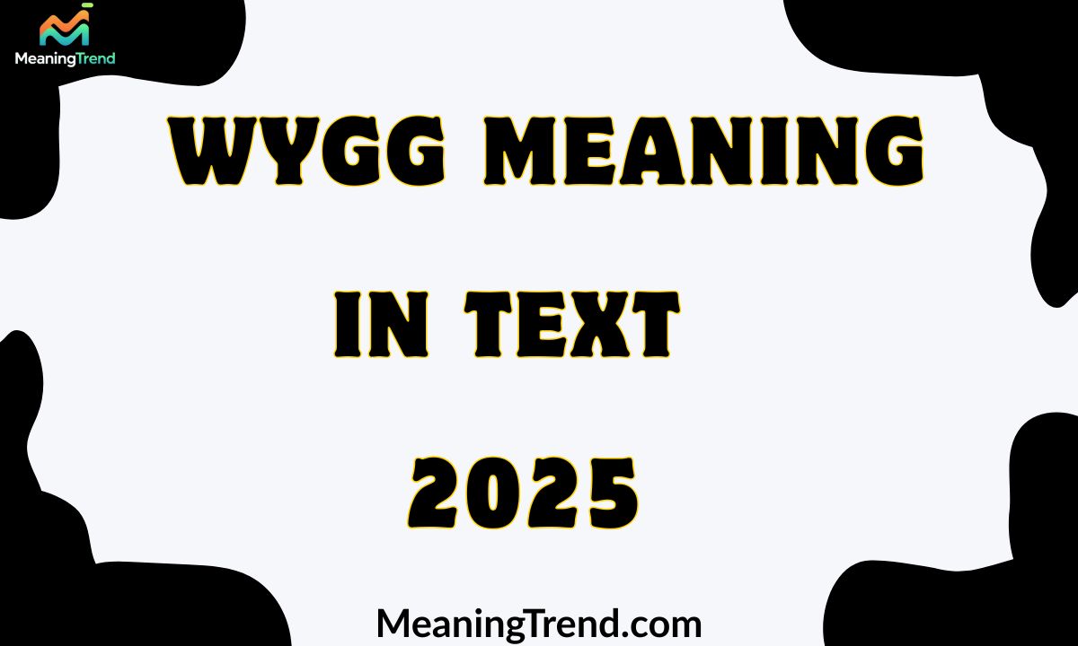WYGG Meaning In Text