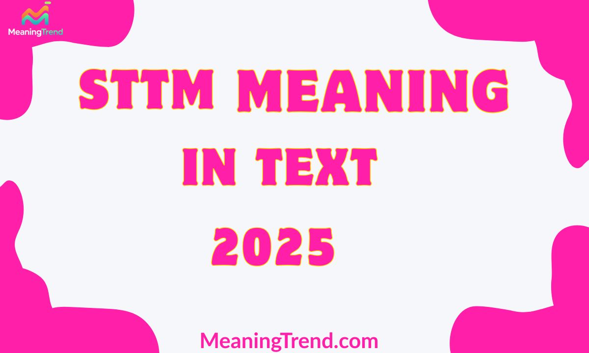 STTM Meaning In Text