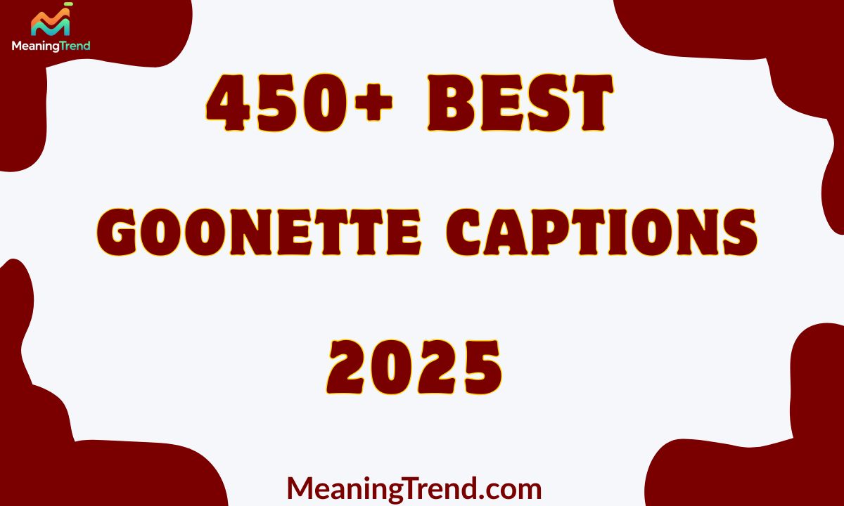 Goonette Captions