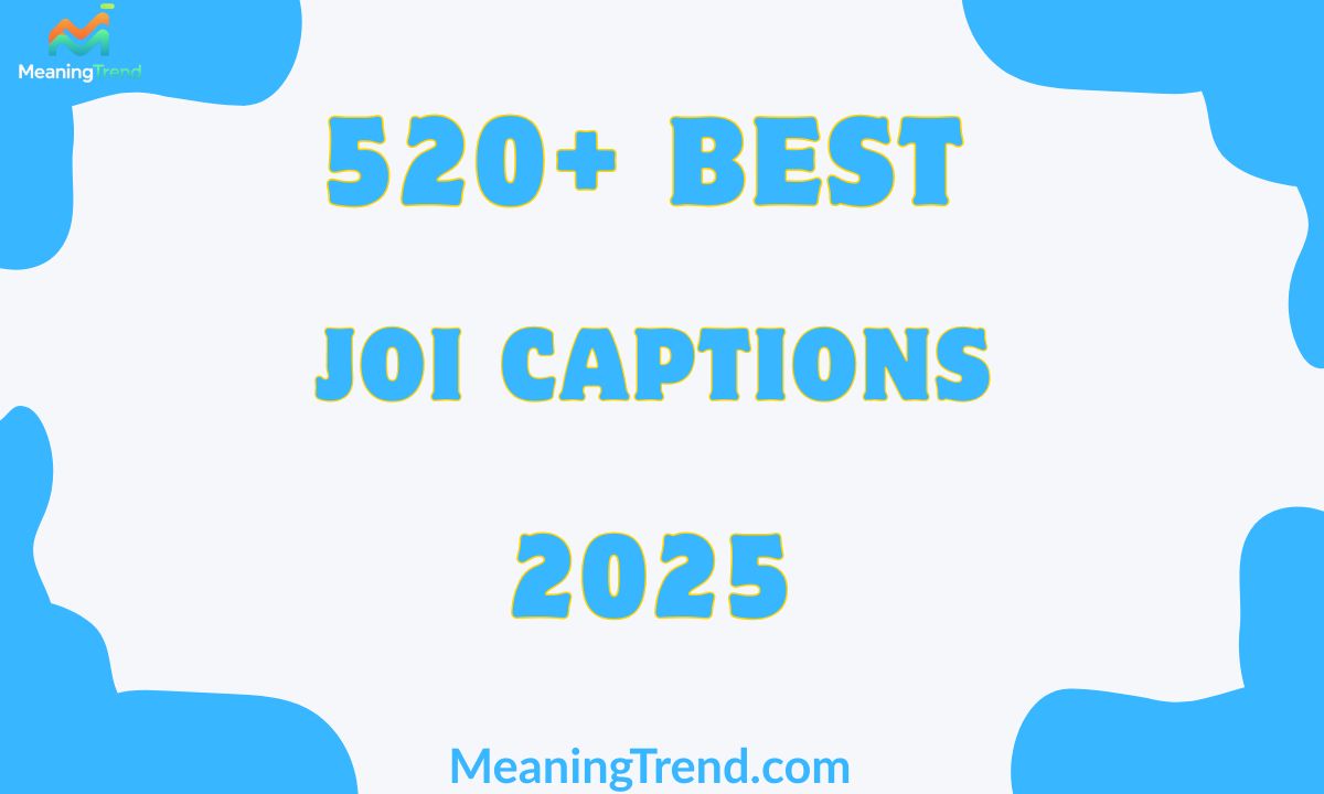 Joi captions
