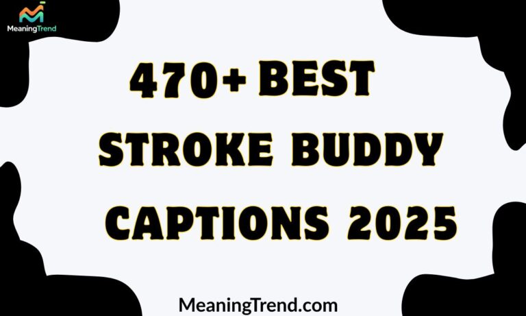 Stroke Buddy Captions