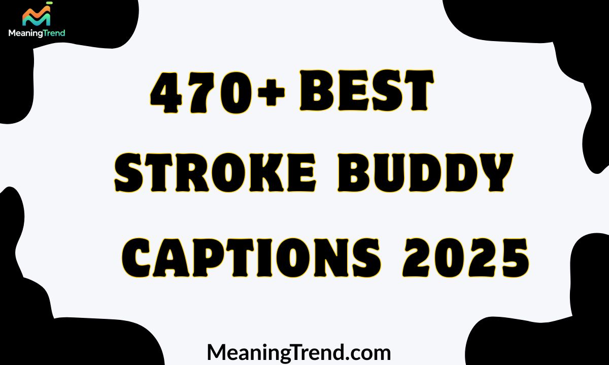 Stroke Buddy Captions