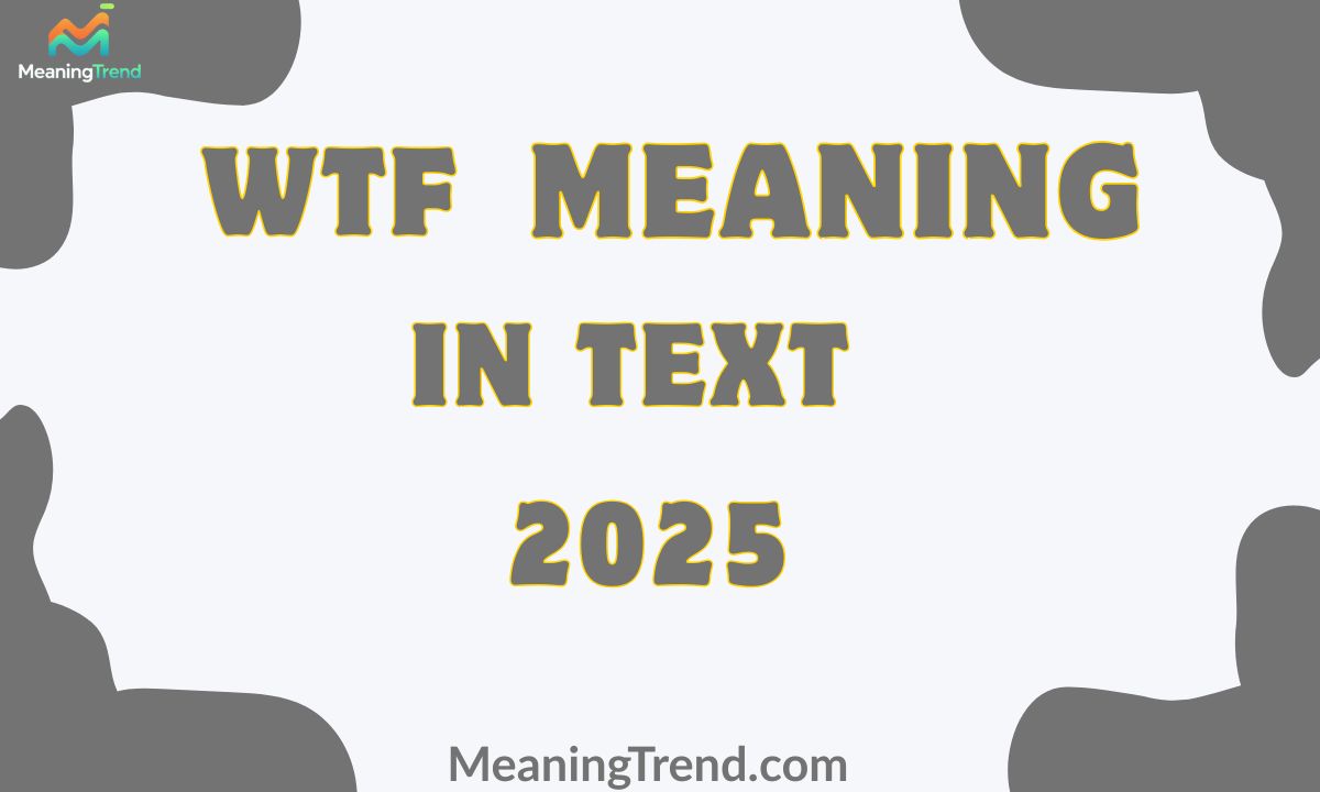 WTF Meaning In Text